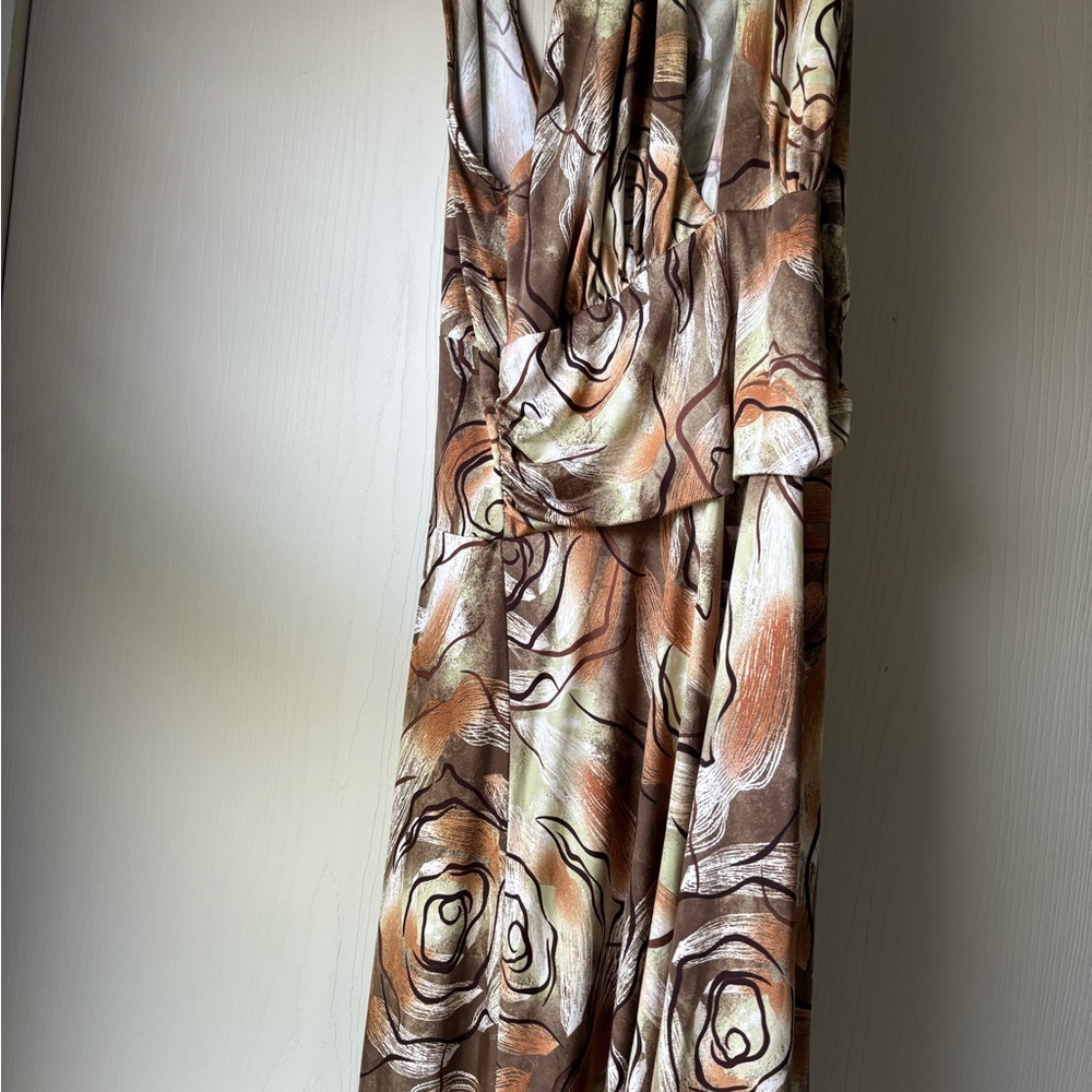 Chic Abstract Long Sleeve Dress
